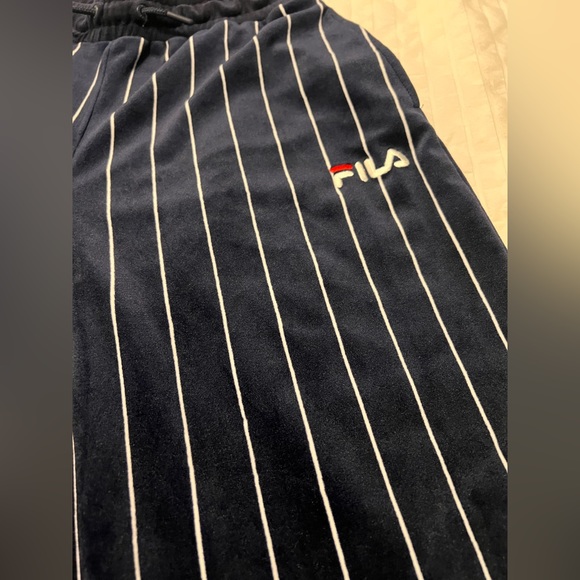 FILA velour wide-leg culottes - Picture 2 of 9